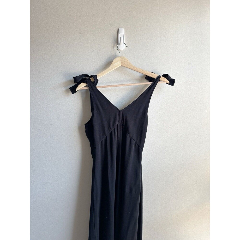 Aritzia Black Maxi Pencil V-Neck Dress Size XS - Picture 2 of 7